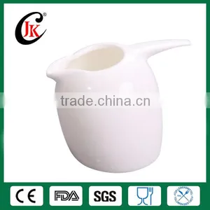 Quality White Ceramic Milk Jug /Milk Pitcher for Coffee and Tea thumbnail-1