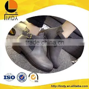 Female Knight Boots Metal Buckles Martin Boots thumbnail-1