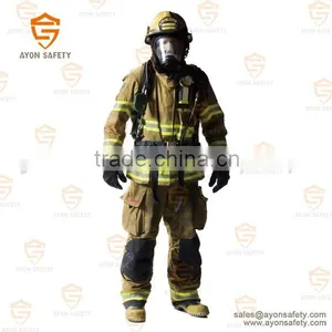 PBI Yellow Safety Water Proof Protective Clothing With Multy-layers Aramid Material EN 469 Standard-Ayonsafety thumbnail-1