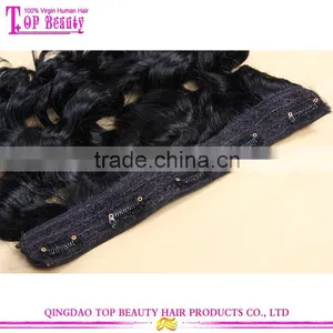 2015 Hot Top Grade Fashionable Style Hair Virgin Wavy Indian Human Hair/cheap 100% Indian Human Hair Extension thumbnail-4