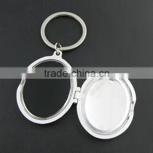 Custom Cheap Promotion Gift Metal Photo Frame Keychain Metal Keychain thumbnail-4