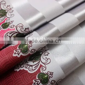 2016 Floral Printed Polyester Blackout Fabric, Curtain Fabric Blackout India thumbnail-4