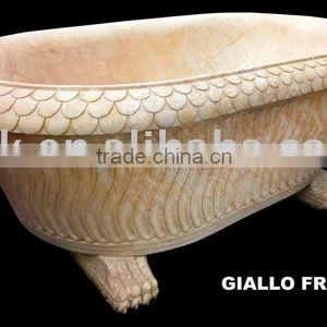 Marble Carving Bathtub CF-YP-504 thumbnail-1