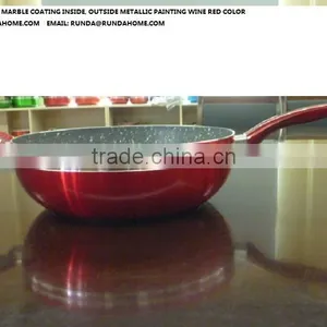 Metallic Coating Deep Frying Pan WOK thumbnail-4