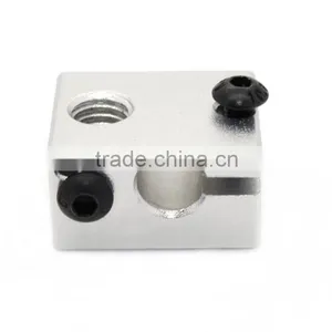 High Quality Aluminium Heat Block for E3D V6 J-head 3D Printer,RepRap Makerbot MK7/MK8 Extruder 16mm*16mm*12mm thumbnail-3