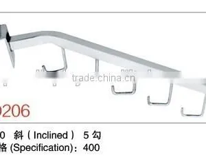 Hot Selling Chrome Plated Supermarket Metal Display Gridwall Hooks CHP-D207 thumbnail-1