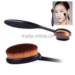 2016 New Professional Facial Makeup Brushes Toothbrushes Shape Oval Foundation Brushes thumbnail-2