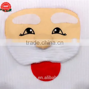 3 Pcs Fancy Santa Christmas Toilet Seat Cover and Rug Bathroom Set thumbnail-6