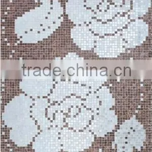 High Quality Mosaic Pattern Glass Mosaic Interior Design Wall Tiles thumbnail-1