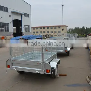 Hot Dip Galvanized Box Trailer With Cage thumbnail-3