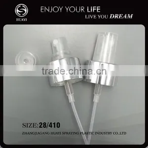 28mm Fine Mist Plastic Sprayer Pump With Aluminum Collar thumbnail-1
