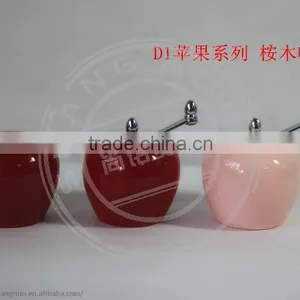 Apple Shape Cooking Spice Mill Acryl- Wood thumbnail-2