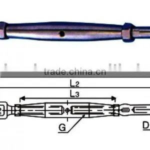 Stainless Steel Rioging Screws Jaw+wire Terminal Type(Marine Hardware) thumbnail-1