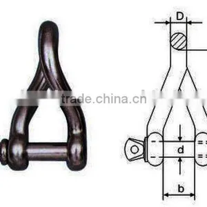 Stainless Steel Twisted Shackle(Marine Hardware) thumbnail-1