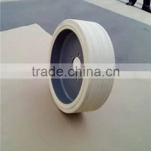Mobile Electric Scissor Lift Work Hydraulic Lifting Platform Solid White Tire With Black Rim thumbnail-2