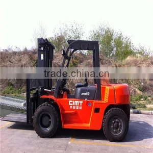 2015 Hot 5 Ton Automatic Counterbalance Diesel Forklift for Sale thumbnail-2