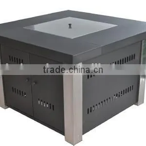 ANTIQUE OUTDOOR TABLE GAS FIRE PIT thumbnail-1