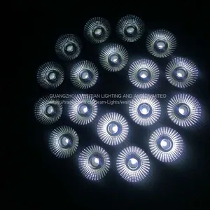 DMX 18 штук 15Вт RGBWAUV 5 в 1 светильник LED PAR для внутренней сцены thumbnail-2