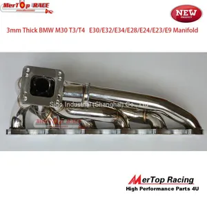 Mertop Race 3mm Thick Schedule 40 Manifold for B** M30 T4/T3 Turbo E30/E32/E34/E28/E24/E23/E9 thumbnail-2