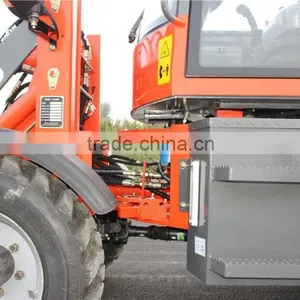 Everun ER08 Hydraulic Small Wheel Loader for Sale With Drum Folder thumbnail-2
