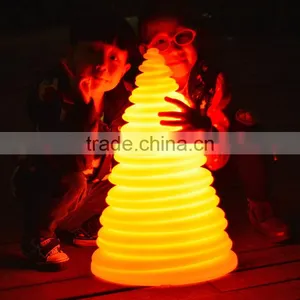 Christmas Ornaments LED Glowing Tower Lamp Led Christmas Tree Decorations USB Rechargeable Used Indoor/outdoor thumbnail-4