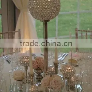 Crystal Ball Candle Holder Centerpiece . thumbnail-5