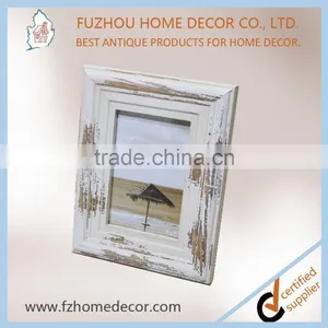Custom Size Shabby Chic White Wood Painting Photo Frame With Good Quality thumbnail-3
