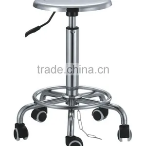 Roung Stool With Wheels and Gas Lift thumbnail-1