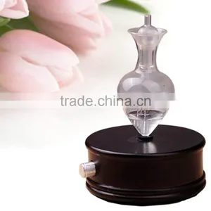 Elegant Wooden and Glass LED Aroma Diffuser Nebulization Oil Diffuser thumbnail-1