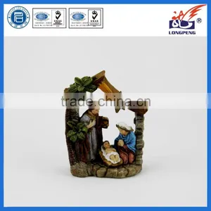 Resin Catholic Religious Polyresin Christmas Holy Family Nativity Sets Figurines thumbnail-1