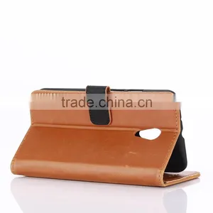 High Quality Crazy-horse PU Card Bumper/pocket Cell Phone Case for Motorola thumbnail-6