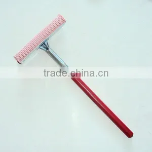 Car Window Clean Squeegee With Wooden Handle/ Glass Wiper thumbnail-1
