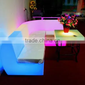 Colorful Fashionable Led Plastic Sofa for Party,club,home thumbnail-1