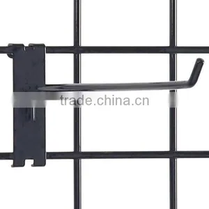 Gridwall Hook 12'' Long - 1/4'' Wire Black thumbnail-1