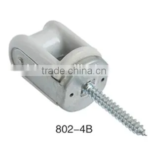 802-2 Brown Glazed Porcelain Wiring Insulator thumbnail-2