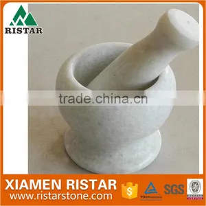Mini White Marble Stone Mortar and Pestle for Promotion thumbnail-5