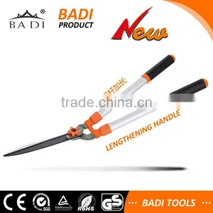 BD-HS025 2016 New Lengthening Aluminum Handle Teflon Blade Garden Pruning Hedge Shear thumbnail-1