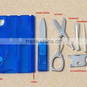 Promotional Multifunction Swiss Pocket Tools Card With LED Light thumbnail-2