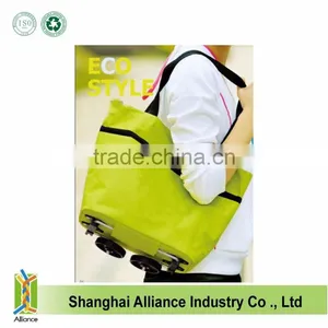Brand New Large Size Folding Shopping Trolley Bag With 2 Wheels thumbnail-2