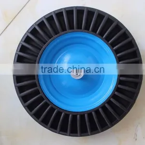 Solid Rubber pu Foam Tyre Wheel for Hand Trolley thumbnail-4