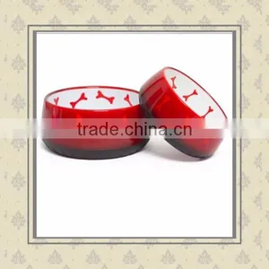 Custom High Quality Plastic Round Dog Bowl Plastic Pet Product for 2015 thumbnail-1