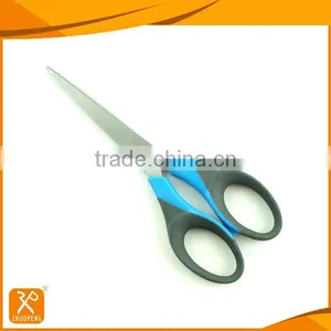 6.5" FDA Soft PP+TPR Handle Stainless Steel Office Scissors thumbnail-1
