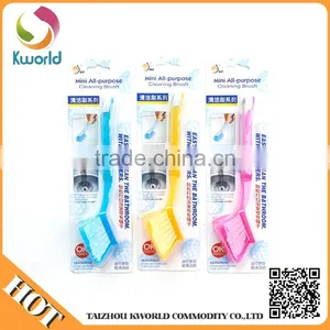 Creative MINI All-purpose Long Handle Bathroom Cleaning Brush With a Pincers thumbnail-1