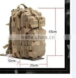 3P Outdoor Sport Military Combat Tactical Rucksack Backpack Knapsack Camping Hiking Trekking Assault Bag Pack thumbnail-2