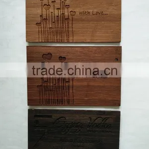 Antique Laser Cut Wooden Business Card thumbnail-2