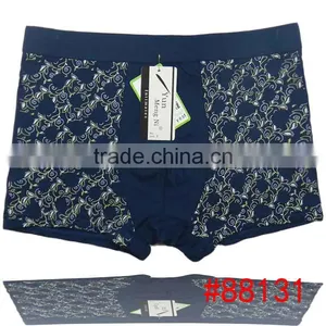Printed Geometry Fashion Bamboo Fiber Men Briefs Stock Men Boxer Briefs Boyshort thumbnail-1