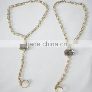PAYAL Anklets With Bells Pair With Toe Ring thumbnail-1