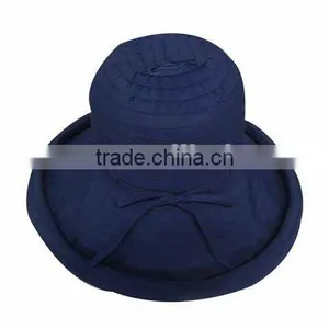 Ribbon Bucket Hats With Roll Brim thumbnail-1