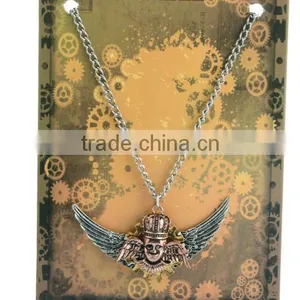 Fashion Punk Vintage Gears Angel Wing Pattern Steam Punk Necklace & Pendant thumbnail-2
