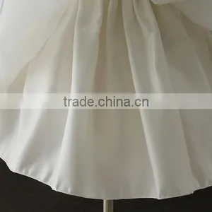 2017 New Born Baby Clothes White First Communion Dress Embroidery Flower Baby Cotton Frocks Designs 1 Year Baby Girl Dresses Hat thumbnail-6